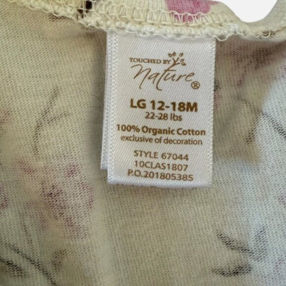 Touched by Nature Organic Cotton Sleep Bag Sack L 12-18 Months Purple Floral - Picture 4 of 7